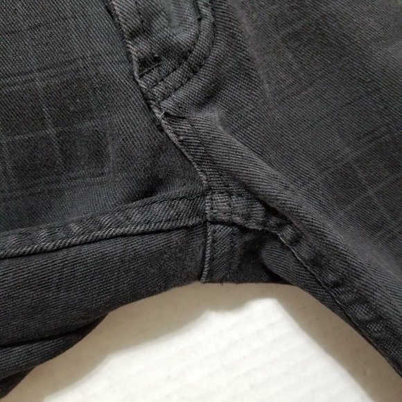 XXX Rude jeans 28x32 Skinny denim plaid zipper accent goth punk subculture - Picture 8 of 16